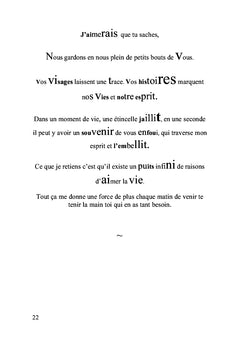 Amour des mots et partage d'émotions