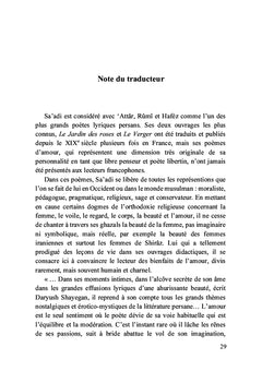 Les roses de Sa'adi