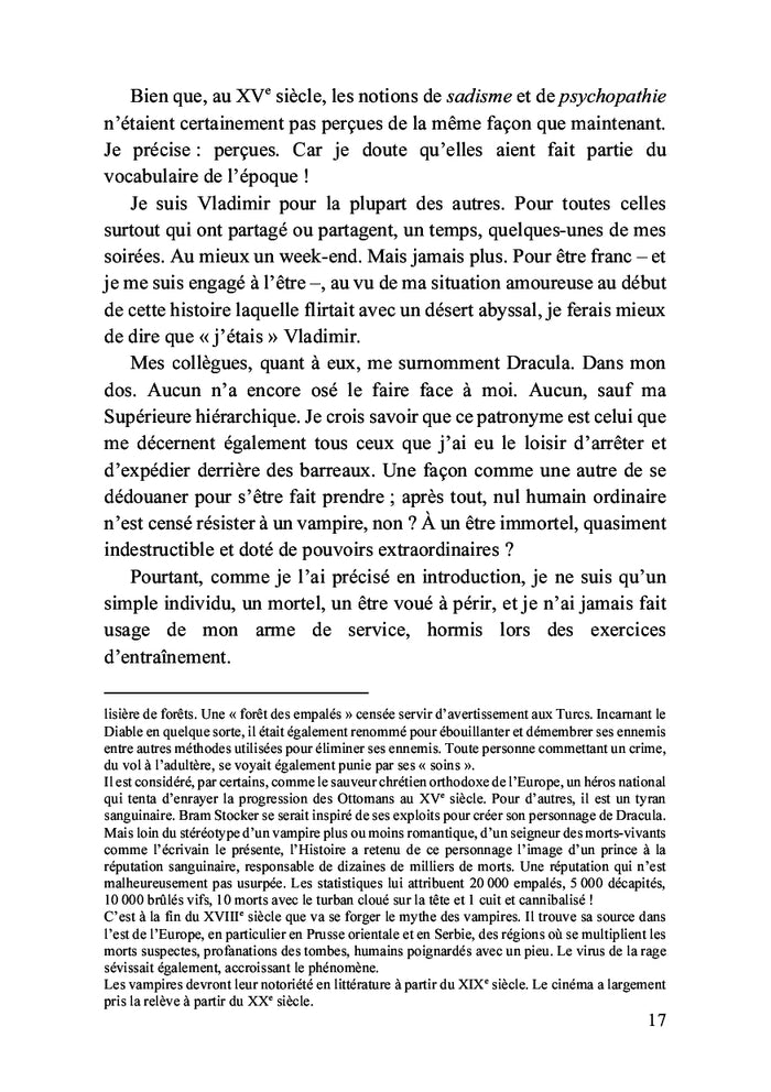 Pour quelques gouttes de ton sang...