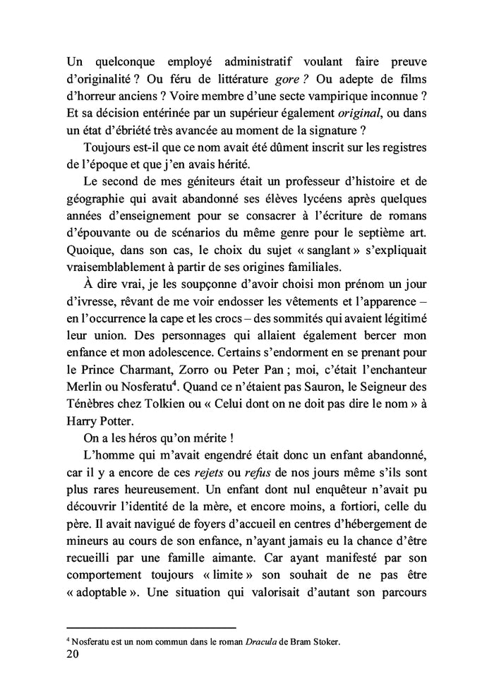 Pour quelques gouttes de ton sang...