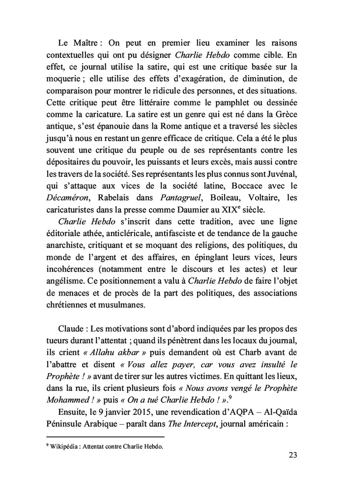 L'absolu et le relatif