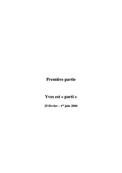 Il est « parti »