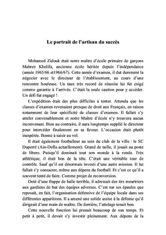 Le fruit de l'indépendance