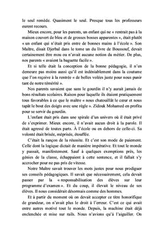 Le fruit de l'indépendance