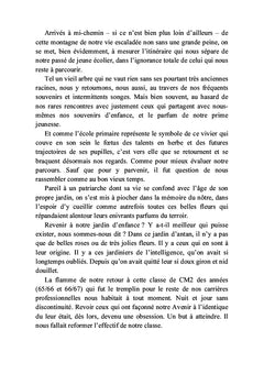 Le fruit de l'indépendance