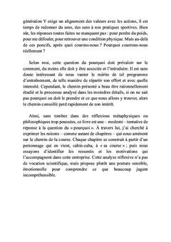 Pourquoi courir ?