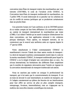 Manuel simplifié du droit des transports routier et maritime(OHADA et CEMAC)