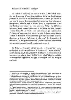 Manuel simplifié du droit des transports routier et maritime(OHADA et CEMAC)
