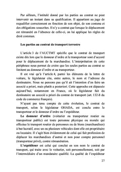 Manuel simplifié du droit des transports routier et maritime(OHADA et CEMAC)