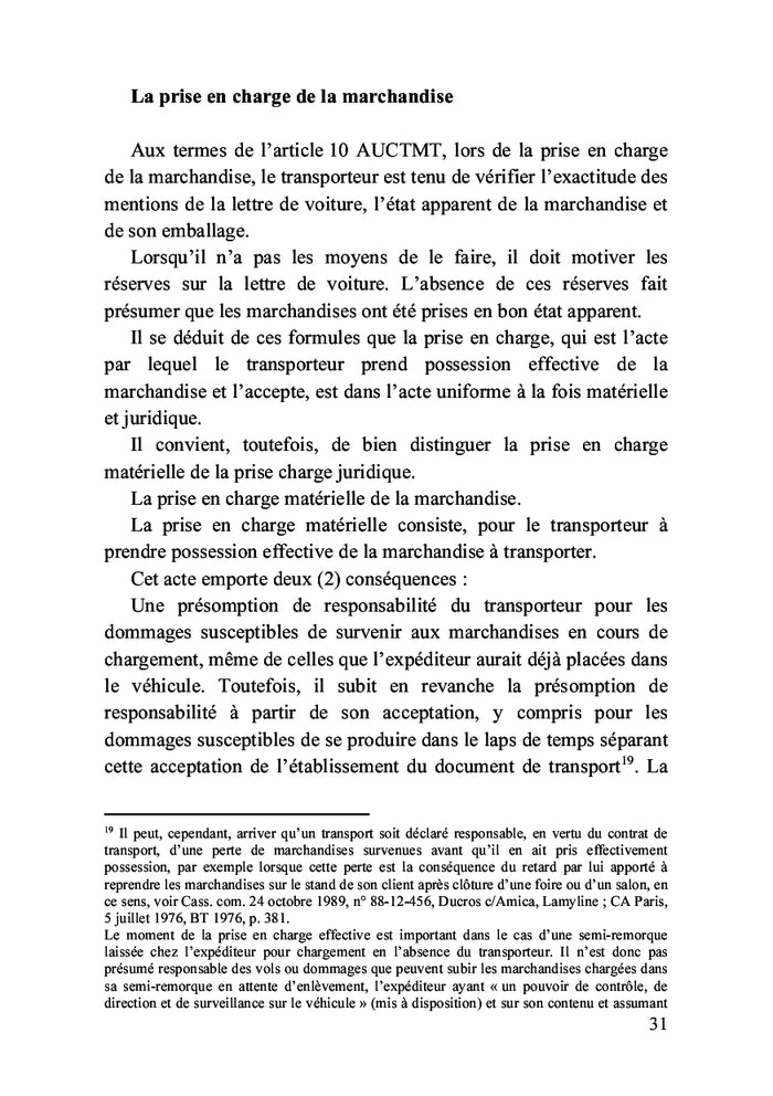Manuel simplifié du droit des transports routier et maritime(OHADA et CEMAC)