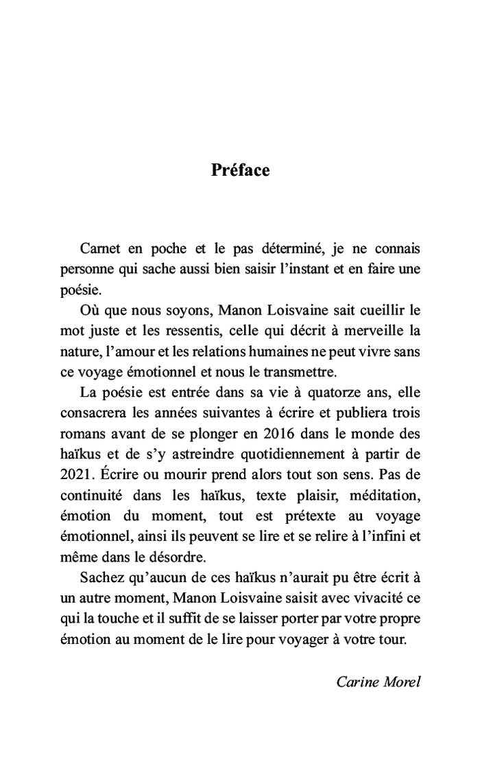 Écrire ou mourir...