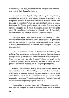 Amie, entends-tu...