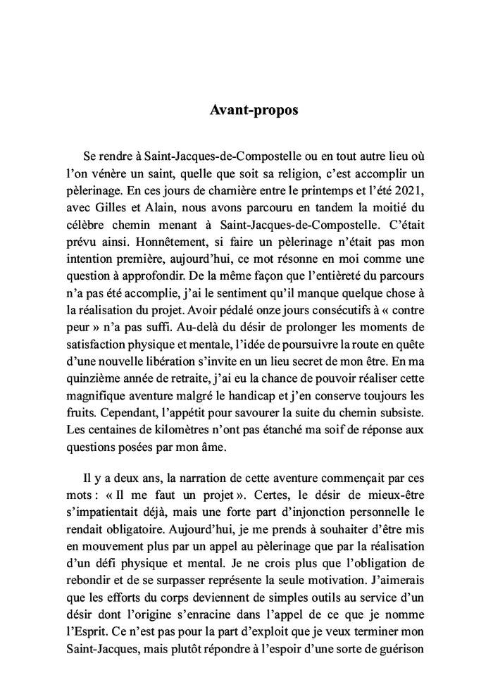 Ultreïa ou plus loin sur le chemin