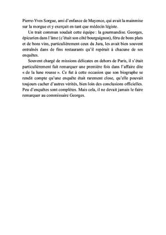Les enquêtes incomplètes du commissaire Georges
