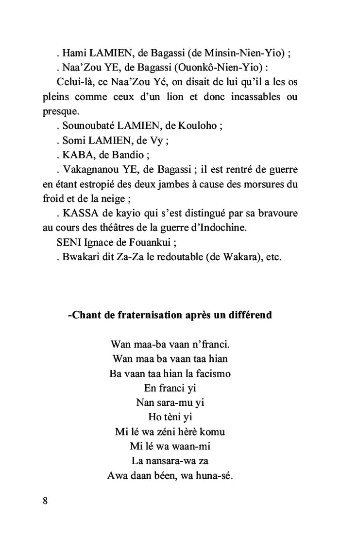 Histoires irrévérencieuses d'un parcours initiatique dans le Bwamu