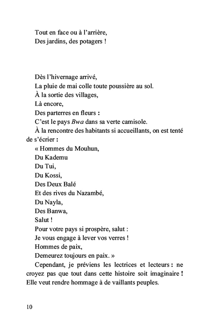 Histoires irrévérencieuses d'un parcours initiatique dans le Bwamu