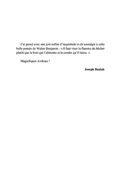 D'un pèlerinage à l'autre