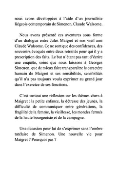 Quatre souvenirs de Maigret