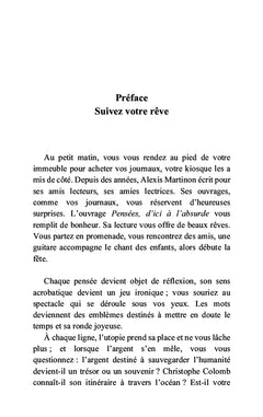 Pensées, d'ici à l'absurde