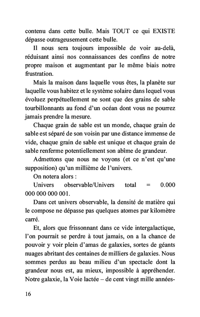 Pensées, d'ici à l'absurde
