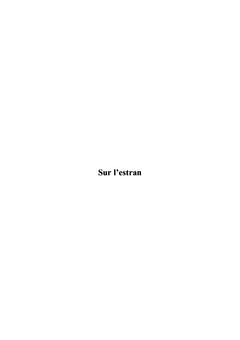 Sur l'estran suivi de petits mots