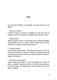 Sur l'estran suivi de petits mots