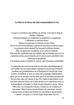 La poésie de l'amour
