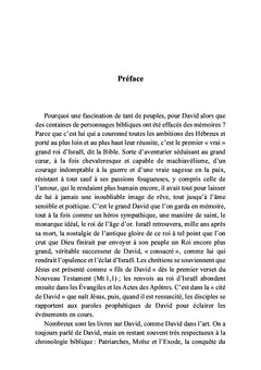 Le roi David dans la Bible revisitée