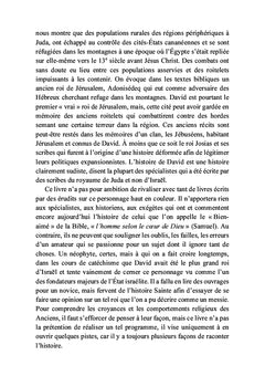Le roi David dans la Bible revisitée