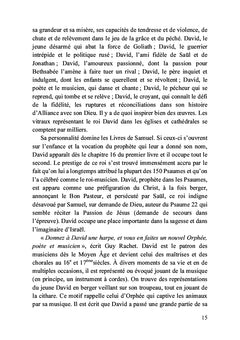 Le roi David dans la Bible revisitée