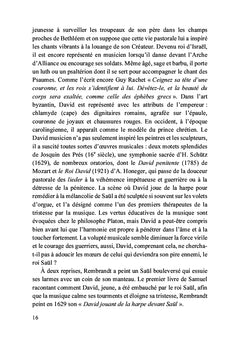 Le roi David dans la Bible revisitée