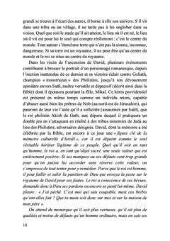 Le roi David dans la Bible revisitée