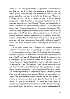 Le roi David dans la Bible revisitée