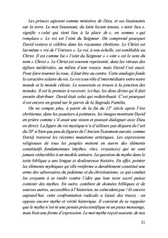 Le roi David dans la Bible revisitée