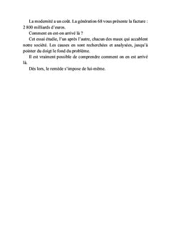 Ouvrons les yeux !