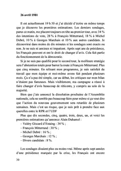Un septennat nouveau Tome I