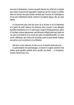 Jardin secret de famille