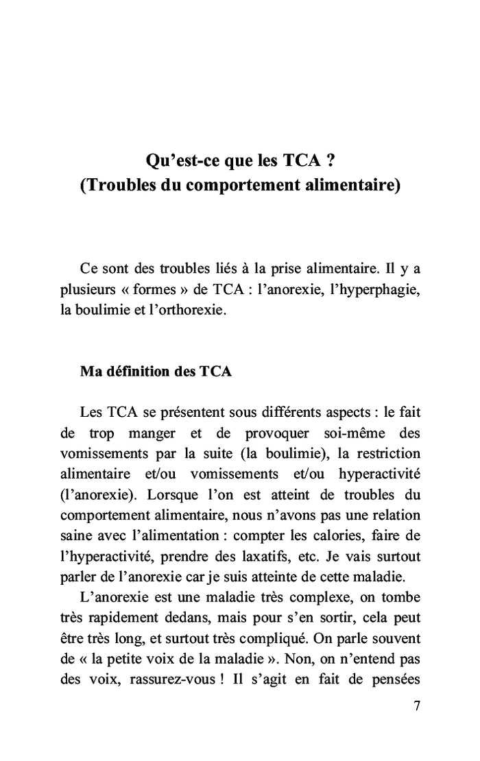 Anorexie, notre bataille