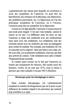 Anorexie, notre bataille