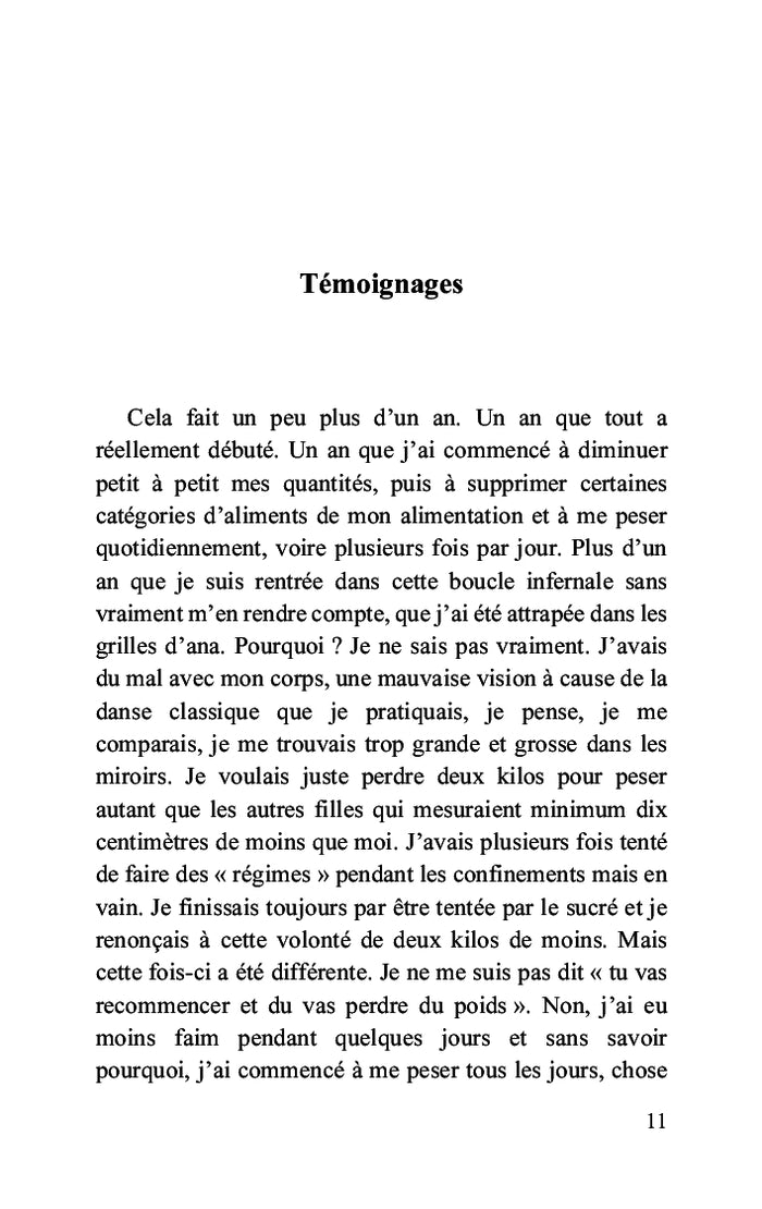 Anorexie, notre bataille