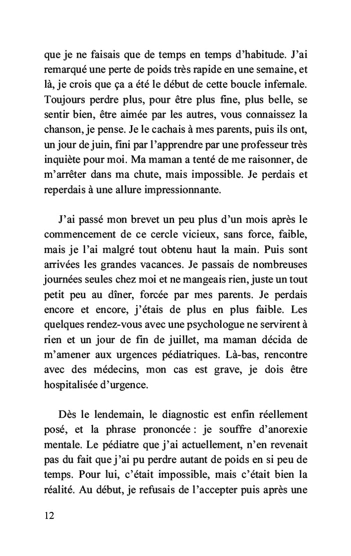 Anorexie, notre bataille