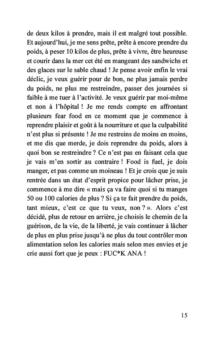 Anorexie, notre bataille