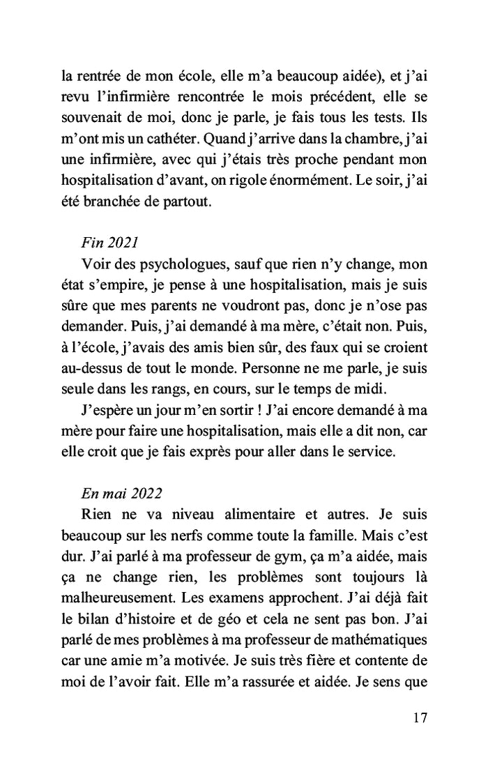 Anorexie, notre bataille