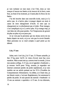 Anorexie, notre bataille