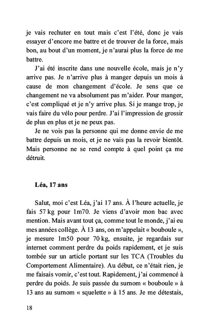 Anorexie, notre bataille