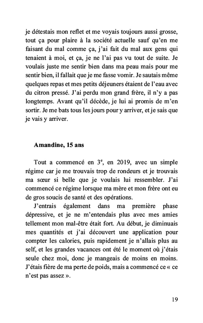 Anorexie, notre bataille