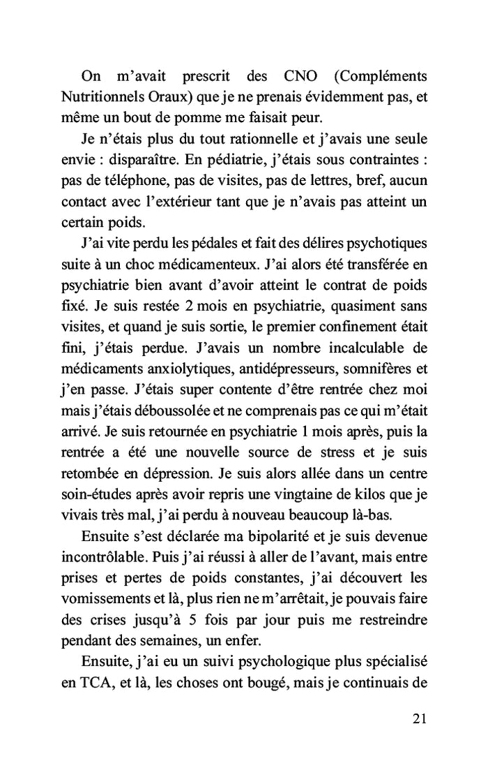 Anorexie, notre bataille