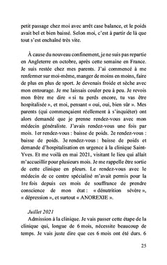 Anorexie, notre bataille