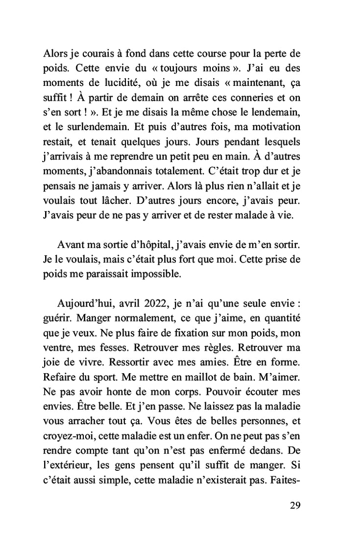 Anorexie, notre bataille