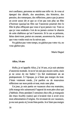 Anorexie, notre bataille